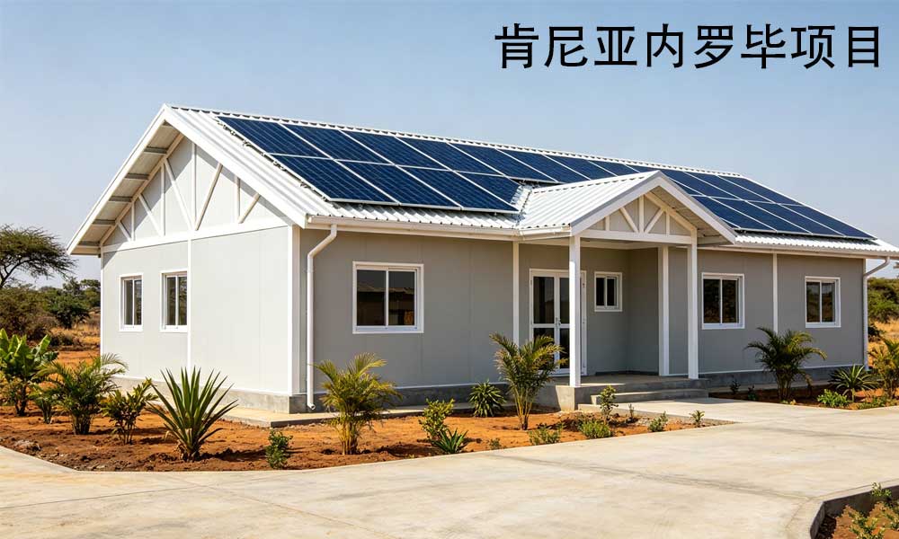 非洲商業建筑新寵：漢良睿婕輕鋼別墅搭配光伏儲能，省電又可靠(圖2)